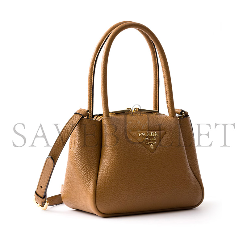 PRADA LEATHER MINI HANDBAG 1BA362 (19.5*18*9cm)